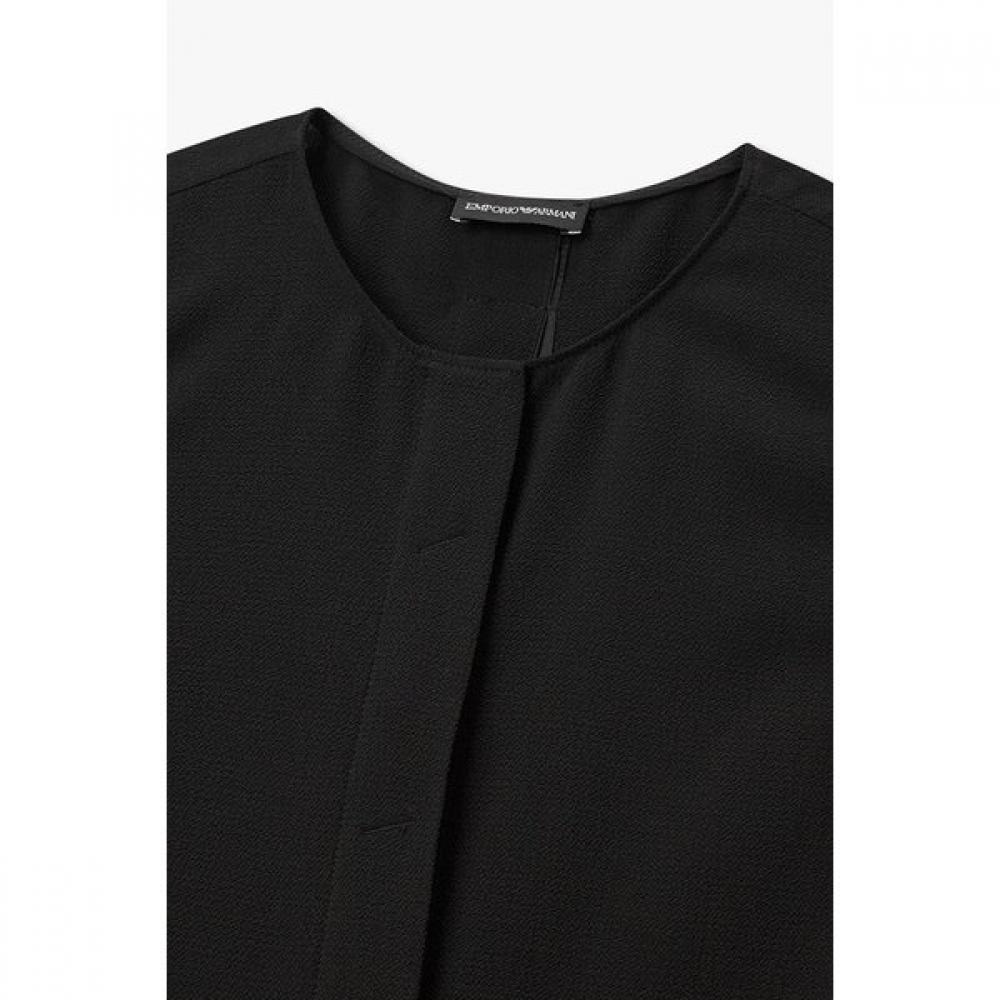 Emporio Armani Women Hidden Button Up Stretch Blouse A526103521