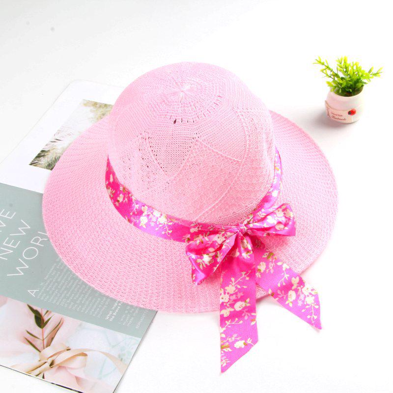 Women's Versatile Sun Protection Straw Hat, Summer 2026 Fashion, Wide Brim for Outdoor and Street Wear