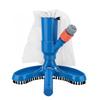 Portable Pool Vacuums Mini Jet Underwater Cleaner with Mesh Bag Brush Head Handle Set for Cleaning Small Swimming Pool