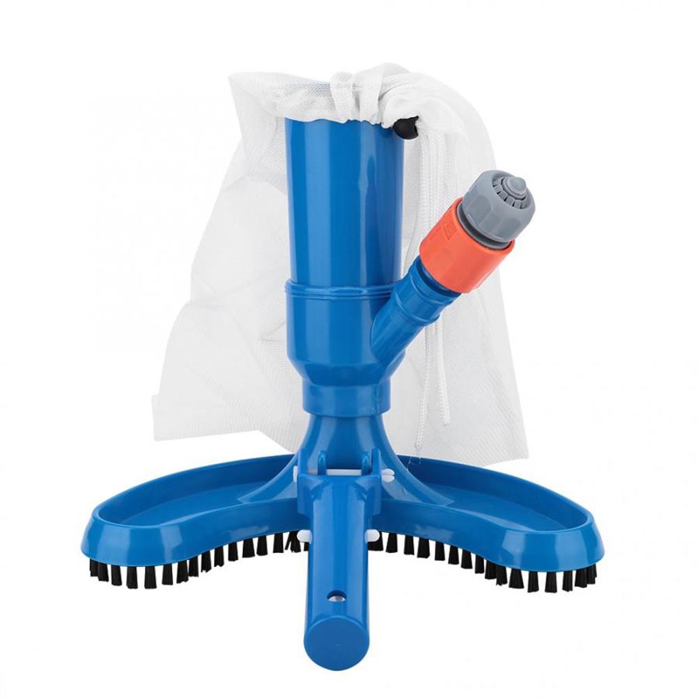 Portable Pool Vacuums Mini Jet Underwater Cleaner with Mesh Bag Brush Head Handle Set for Cleaning Small Swimming Pool
