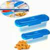 2pcs Batter Shaker Bowl with Lid,Coating Tray,No Mess Plastic Handmade Coating Solution for Fried Chicken, Fish, Onion Rings, Veggies,Easy Clean