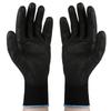 1/6 Pairs Safety PU Black Labor Protection Polyurethane Work Gloves Coated