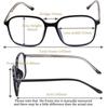 SHINU Progressive Multifocal Computer Glasses Reduce Eye Strain Anti Blue Light All-in-One Vision for Men Near Far Sight