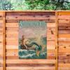 Mermaid Vintage Metal Tin Sign Coastal Beach Wall Art Retro Decor