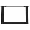 Vidaxl Nogi Do Stolika Kawowego, 2 Szt., Czarne, 40X(30-31) Cm, Stal