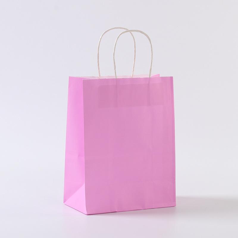 

Паперовий крафтовий пакет-тоут з можливістю індивідуалізації для подарунків, ювелірних виробів, одягу та упаковки для їжі на винос 15x21x8cm