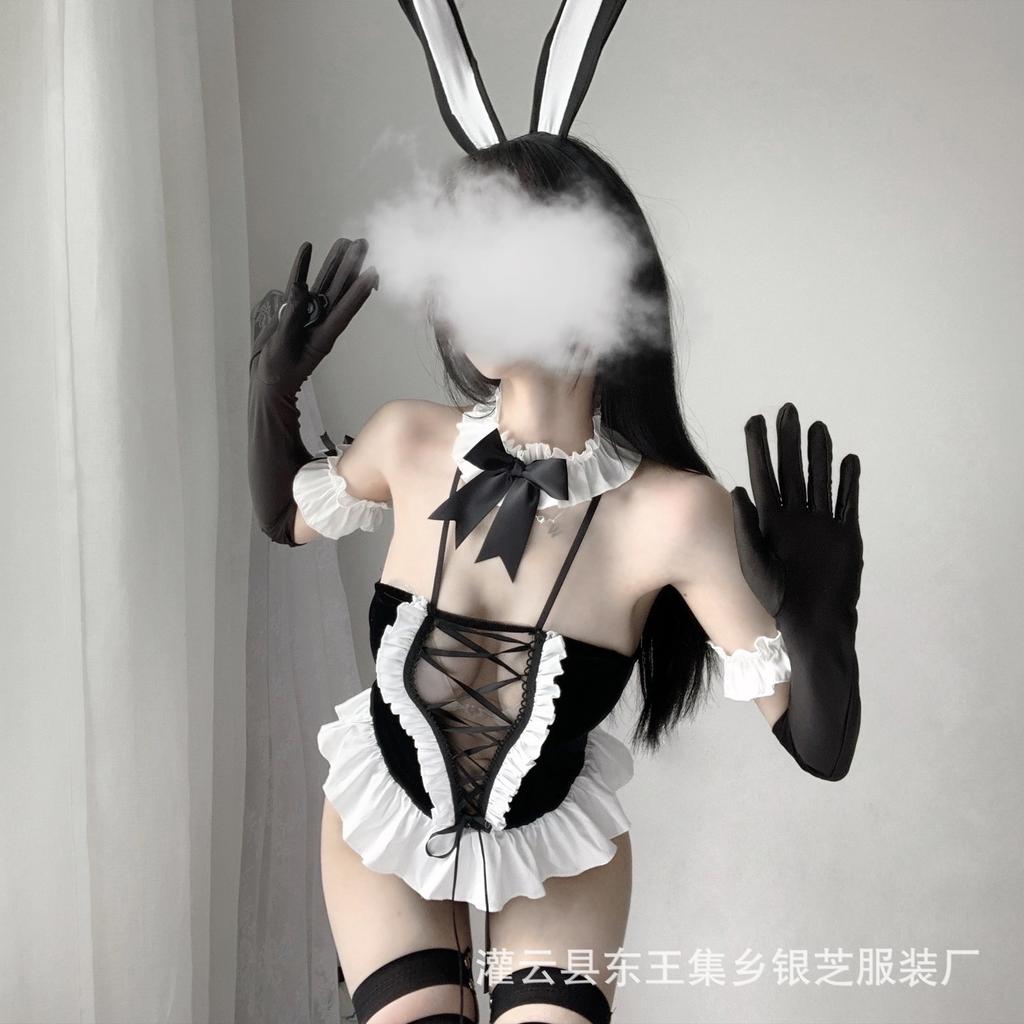 Sexy Lingerie Court Straps Bunny Uniform Seduction