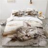 Border collie Bedding Set for Kids Boys, Cute Dog Cat Printed Duvet Cover Set, Twin/Full/Queen/King Bed Linen 200x200 140x200