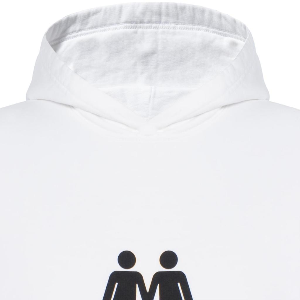 Balenciaga Pride Hoodie Boxy Fit 'White' Unisex 651799TMVO30904
