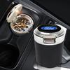 Car Sticker Hot For Ford New Car Interior accessories Ashtray LED Light Portable Smoke Ashes Holder For Ford ST Line Focus Musta