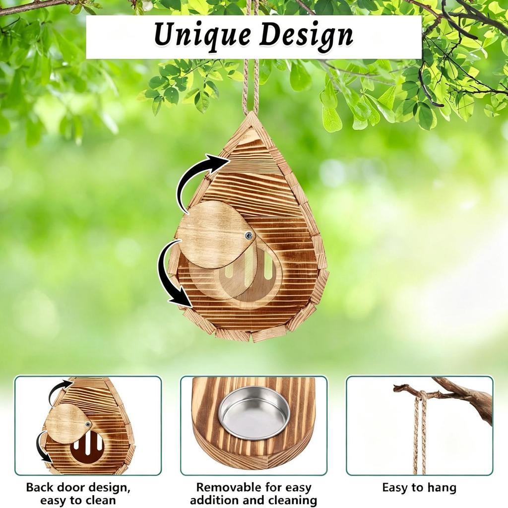 Garden Butterfly House Weather-Resistant Supports Breeding Butterfly House Garden Decor For Backyard Balcony Yard Wedding