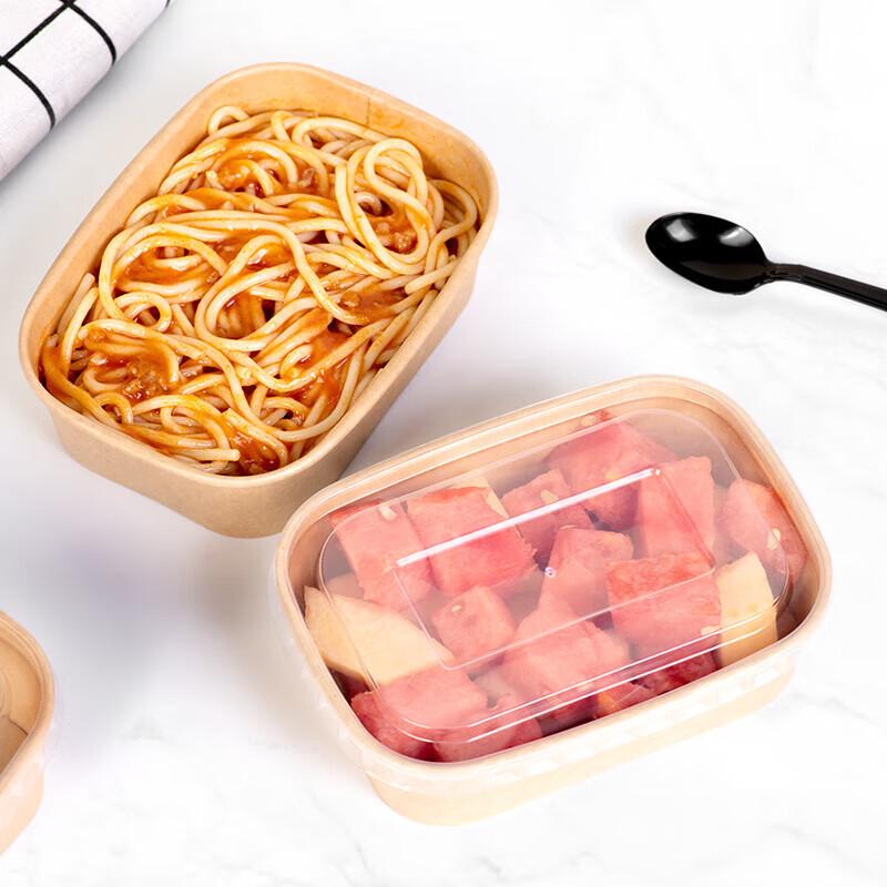 Disposable Kraft Paper Food Container Sets