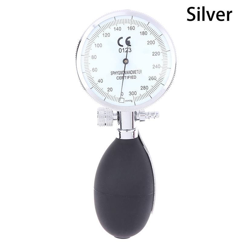 

Ручной манометр давления 300 мм рт. ст. с ПВХ-шариком для анероидного сфигмоманометра, манжеты NIBP, аксессуары для измерения артериального давления серебряный