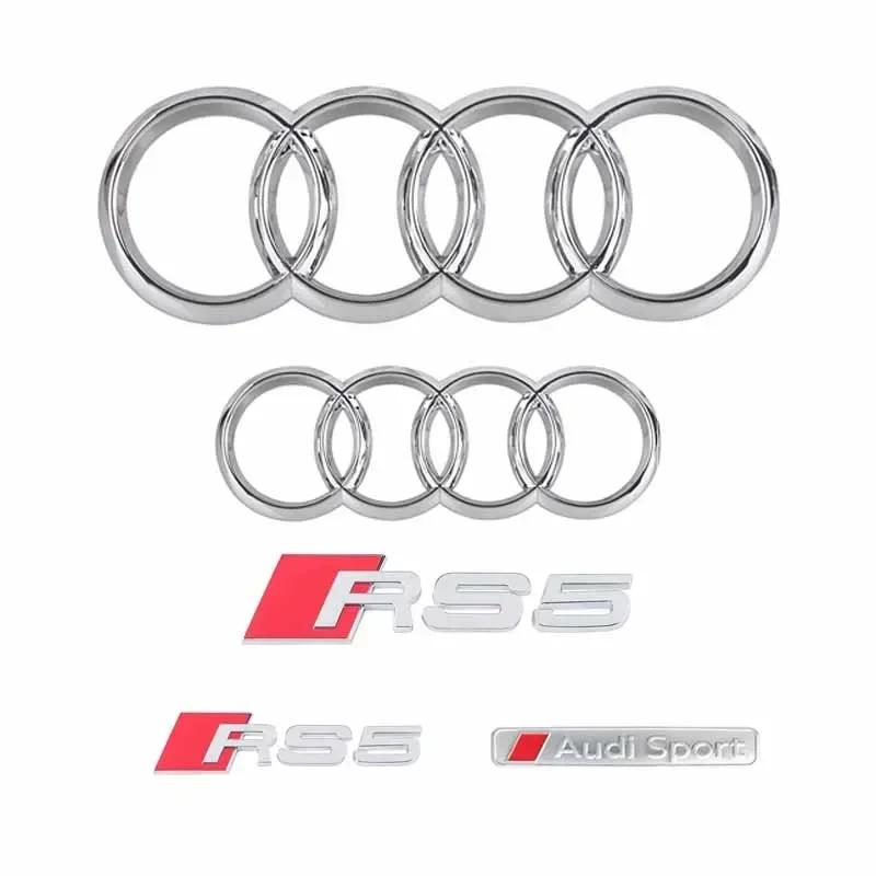 4 Gredzenu logotips ABS Melns Piemērots