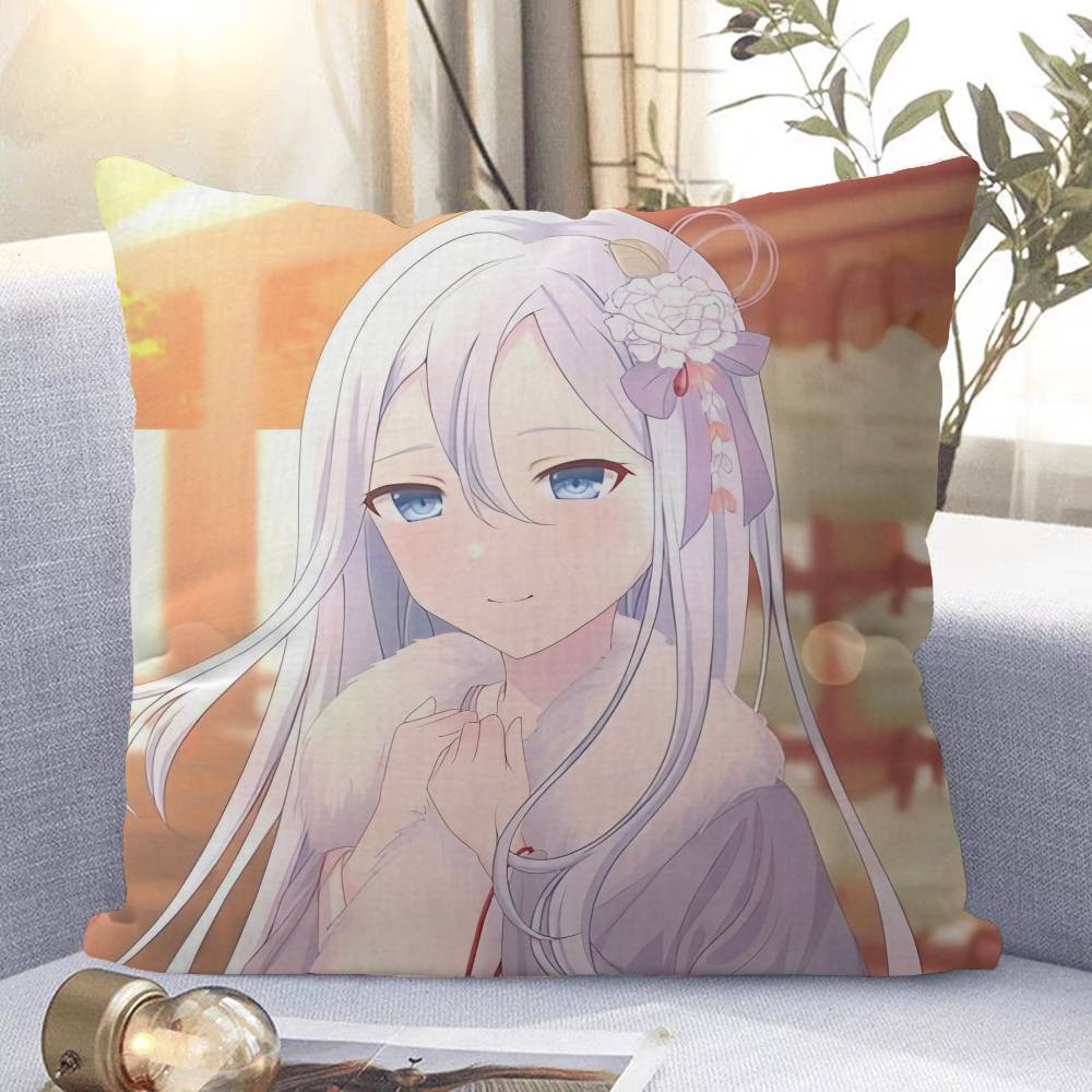 Project SEKAI Yoisaki Kanade Наволочка Подушка для дивана Автомобильная подушка Рождественский подарок 40x40см 45x45см 12x12Inch