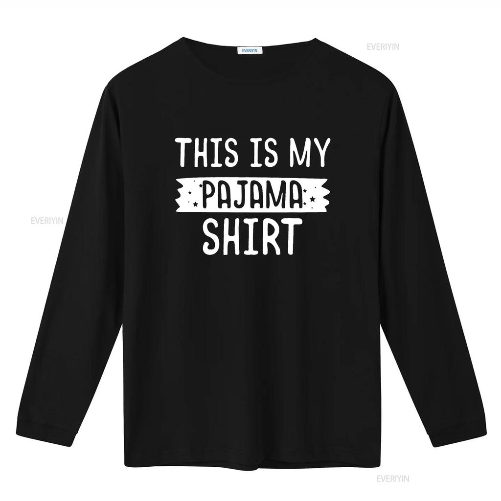 Mens Kids This Is My Pajama T Shirt PJ Top Shirtn Girls Bedtime Black X Large vintage Washed Slightly Stylish Breathable