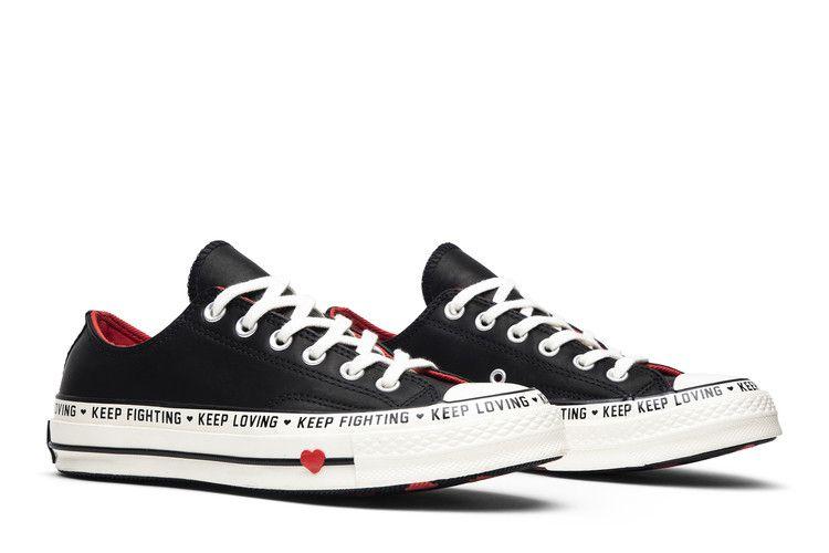 Women's Sneakers Converse Wmns Chuck 70 Low 'Love Graphic - Black'