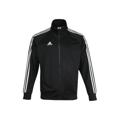 Jaqueta Masculina Listrada Colorblock com Zíper e Gola Alta Preto TR30J1-BW