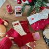 Cute Pattern Christmas Socks Thick Warm Polka Dot Socks Fashion Mid-Calf Socks