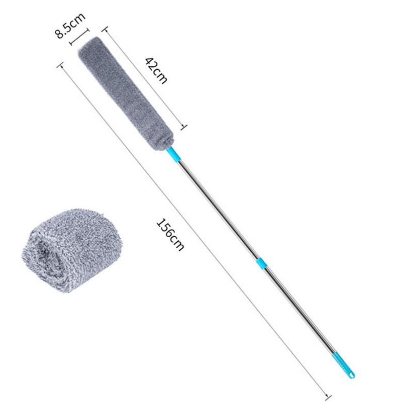Gap Dust Brush Retractable Flexible Microfiber Replacement Gap Duster for Under Furniture Bed Couch Fridge Retractable,
