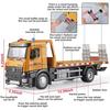 1/50 Crane Toy Metal DieCast Crane Model,Construction Truck Toys with Simulated Sounds and Lights,Suitable for Ages 3 and Up Toy Crane for Boys