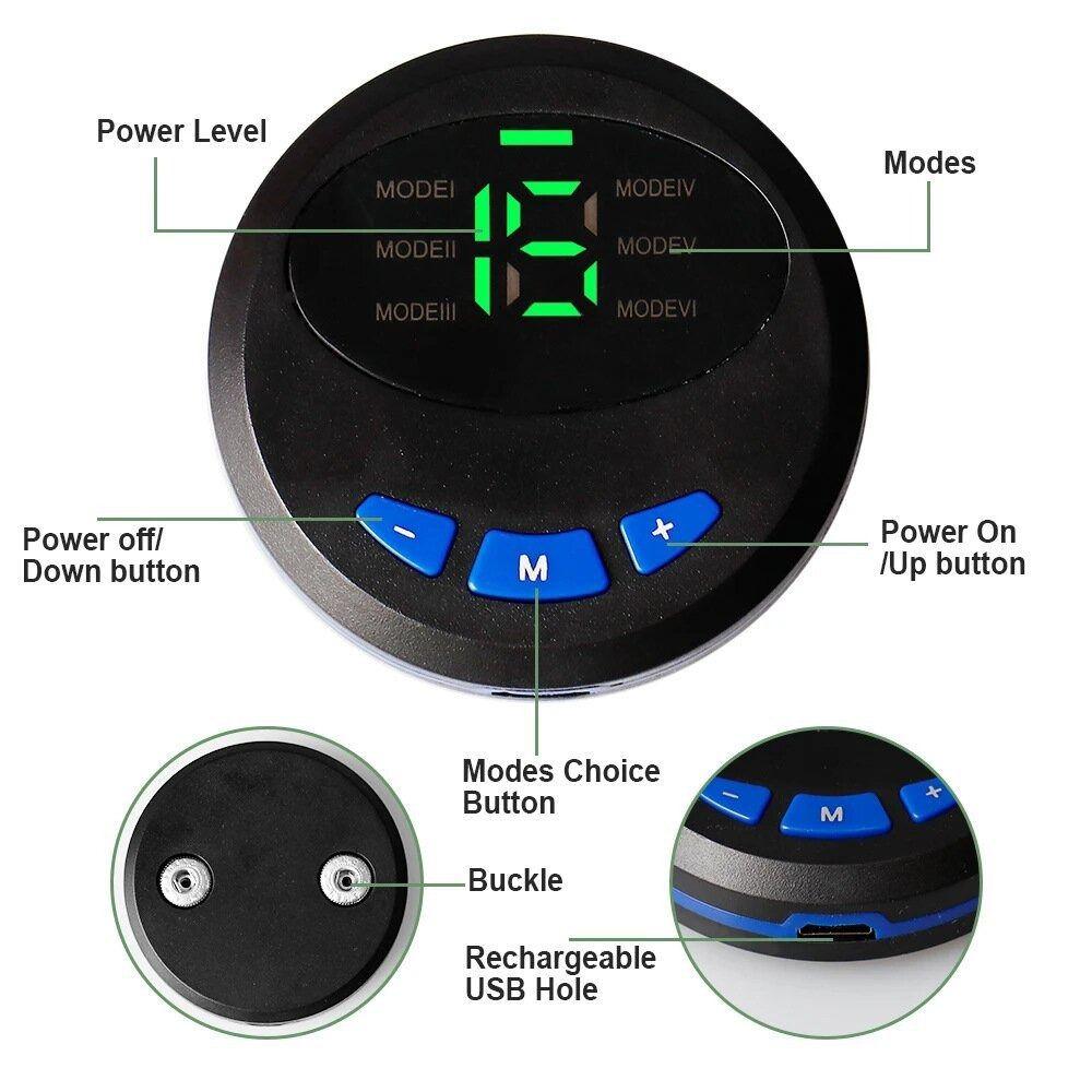 6 Mode Smart 3D Foot Massage Pad Foldable Foot Circulation Massager EMS Foot Massager Pad  Home