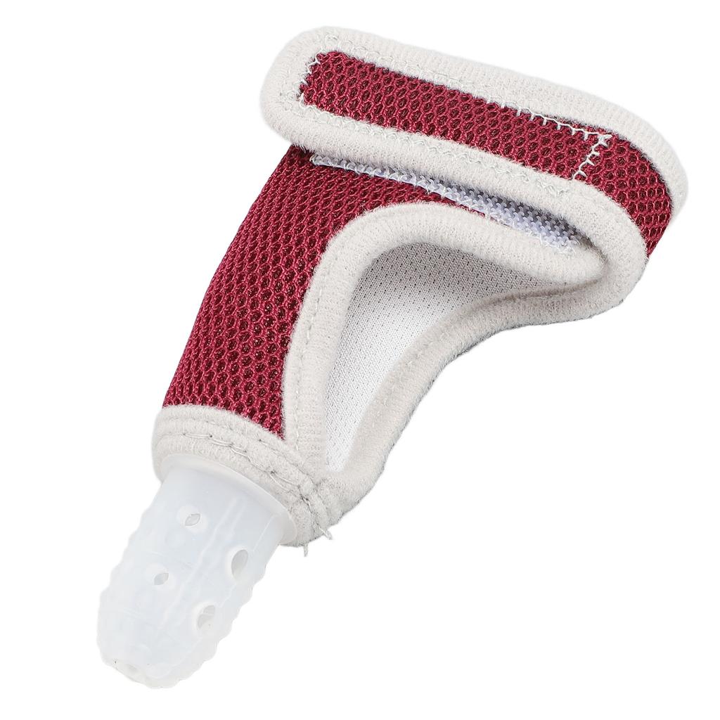 Toddler Finger Guard Silicone Breathable Thumb Sucking Finger Guard with Multiple Massage Bump