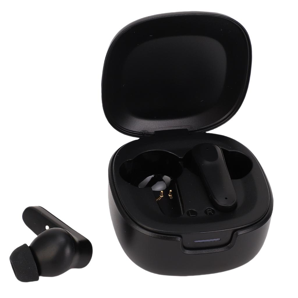Translation Earbuds Real Time Multi Language Translator Active Noise Cancelling Bluetooth Earphones Black