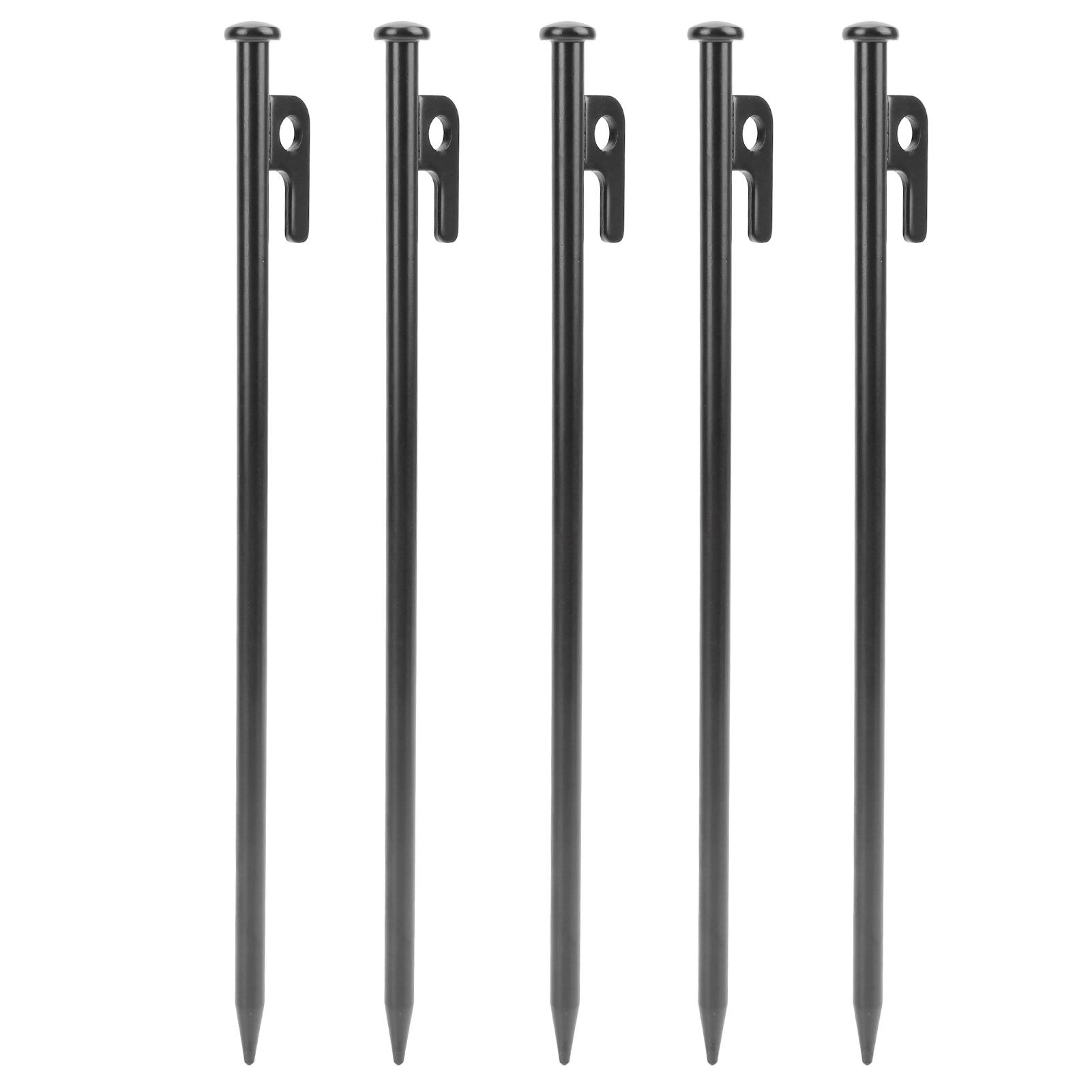 

5 шт. Колышки для палаток Многофункциональные Сверхпрочные Металлические Легко Проникающие Устойчивые к Коррозии Колышки для Грунта