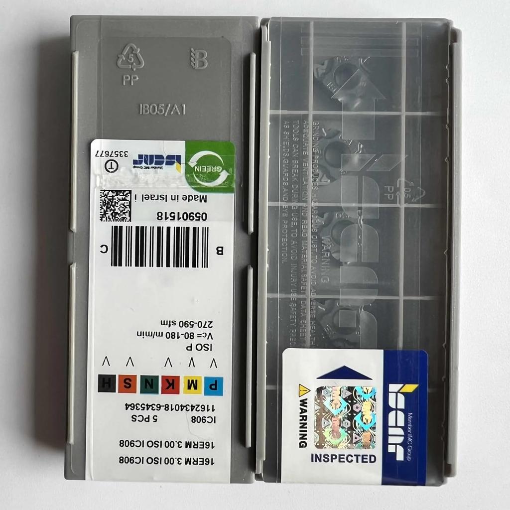 ISCAR / 16ERM3.00ISO IC908 /Industrial indexable Carbide Inserts 10 PCS