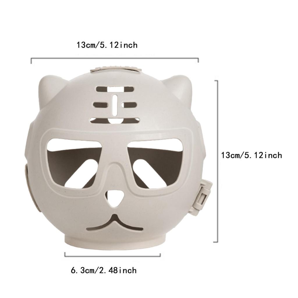 Kaganiec dla kota Przeciw gryzieniu Osłona na pysk Maska kulkowa do podróży Kąpieli