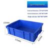 Rectangular Plastic Parts Box with Thickened Walls for Hardware and Tools