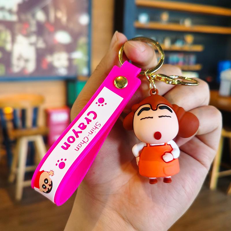 Creative Shin-chan Cartoon Keychain Pendant for Students & Couples