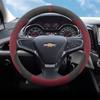 Universal Steering Wheel Cover Chevrolet Cruze Trax Cavalier Sail Equinox Malibu Microfiber Suede Sport Style