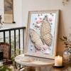 DIY Pearl Painting Set Butterfly Pattern Home Decoration Handmade Sticky Diamond Creative Canvas Pearl Art Painting Crafts Perfect Gift