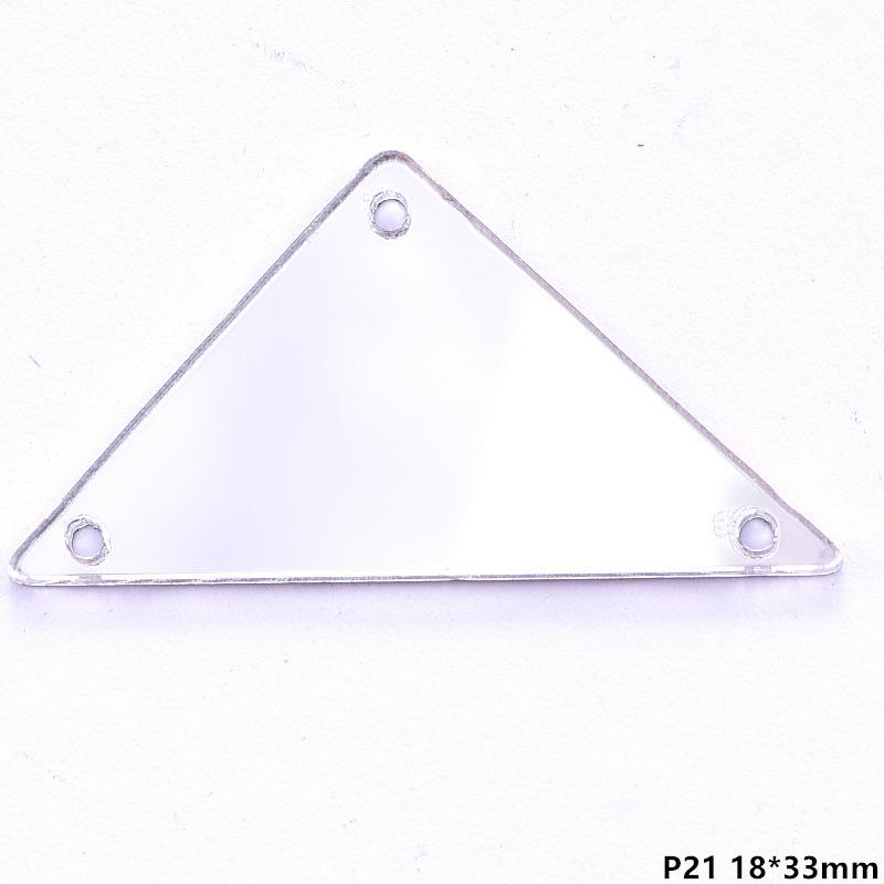 Acrylic Hand Seam Drill, Flat Bottom Special-Shaped Mirror Diy Clothing Decoration Jewelry Mirror Accessories Seam Drill