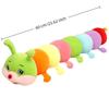 Accompany Doll Stuffed Insect Doll Soft Long Pillow Cushion Plush Caterpillar Toy  Bedroom Use