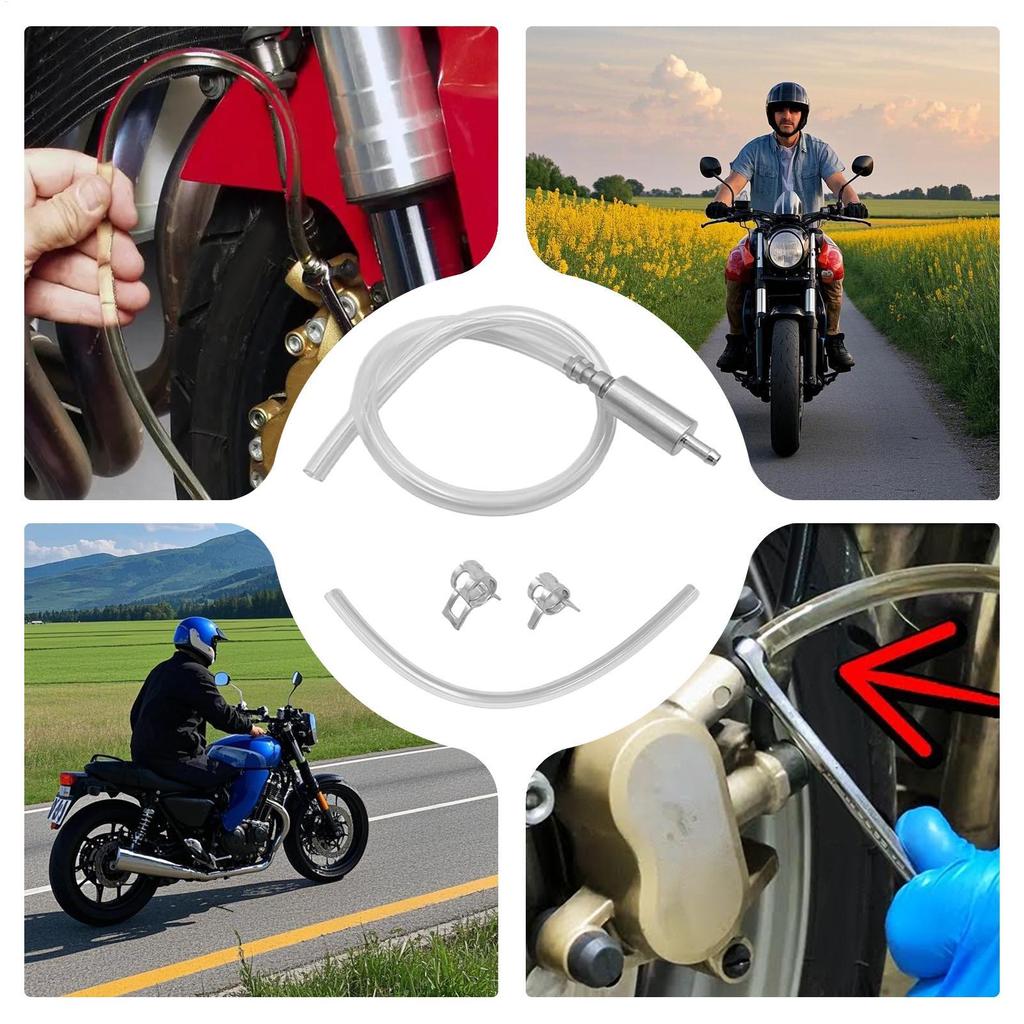 Break Bleeder Kit Brake Bleed Hose Check Valve Kit Clutch Exhaust Pipe Car Accessories For Upgrade Hydraulic System Truck