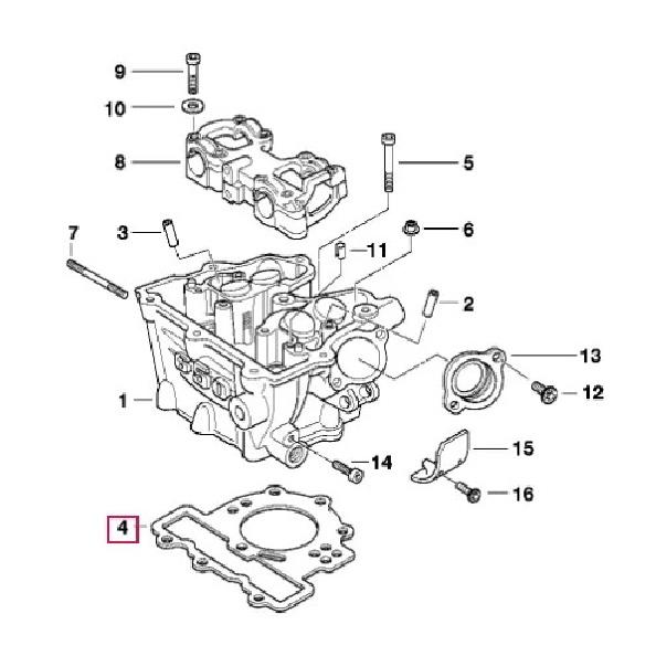 High Quality Engine Cylinder Head Gasket For BMW F650GS GS Dakar 99-07 F650CS 00-05 G650GS 08-15 Sertão 10-14 G650X 06-09