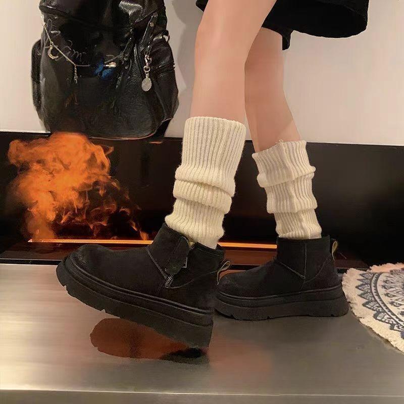 New Thick-soled Snow Boots, Thickened Boots, Cotton Shoes, Women's Fleece