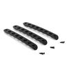 3Pcs Set Aluminum Alloy Car Door Handle Trim Insert Fit for Jeep Wrangler JK 2 Door 2007 2018