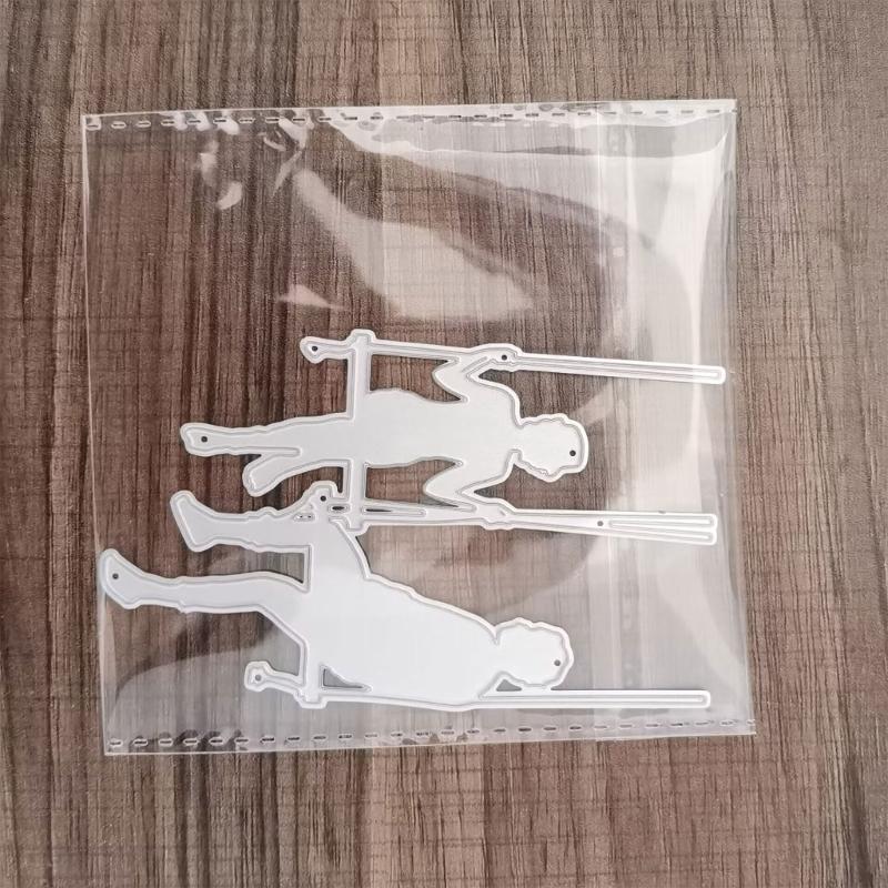 Metal Die Cuts Chatting Couple Embossing Stencil Cutting Dies for Card Making Scrapbooking Paper Craft DIY Template Mold