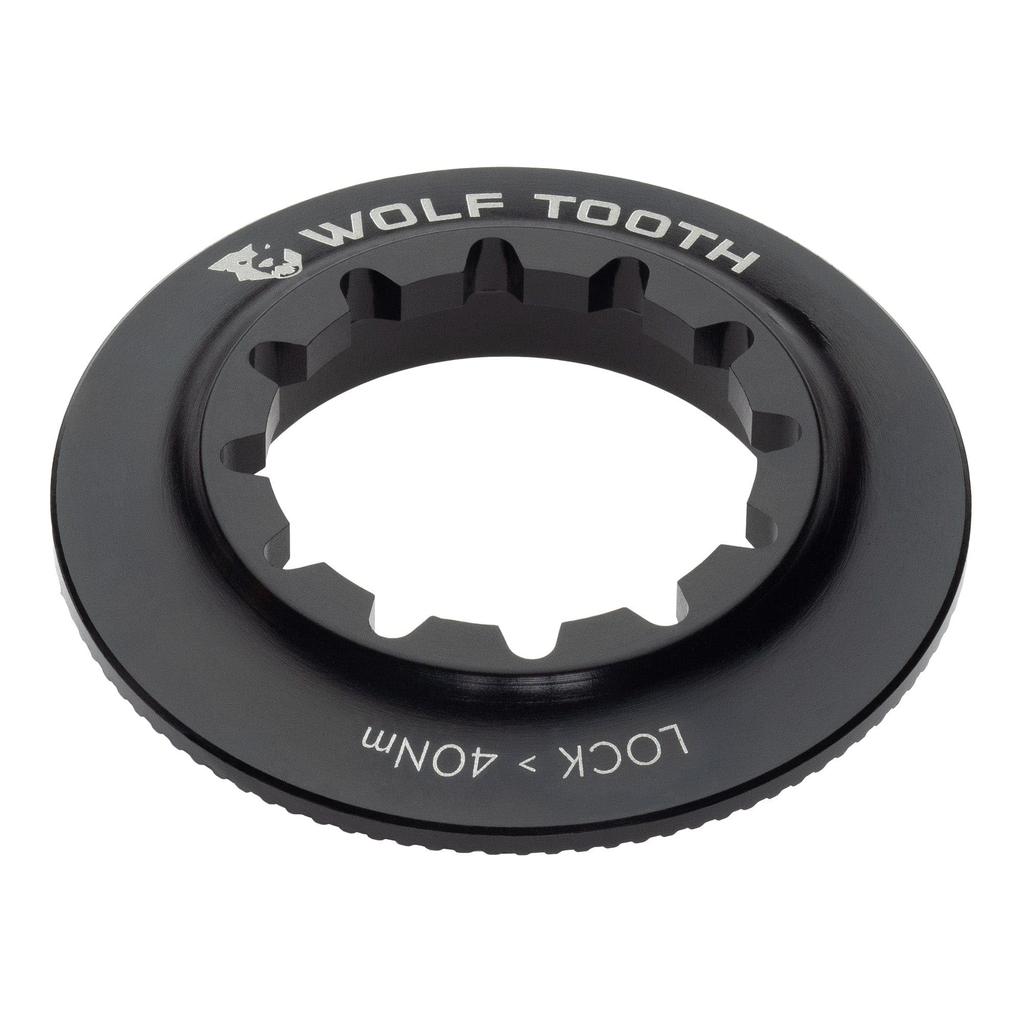 Wolf Tooth Centerlock Rotor Lockring Internal Spline Raw Silver - (U1RTR-LCKRNG-IS-RSIL)