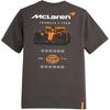 Levis McLaren Racing Kollaboration McLaren Buchstaben Grafikdruck Lässiges Rundhals Kurzarm T-Shirt Herren Oberteile A89910001