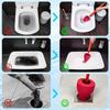 New Toilet Plunger High Pressure Pump Drain Unblocker Suction Cups Anti Clogging Drain Cleaner Pipe Plunger for Bathroom Kitchen