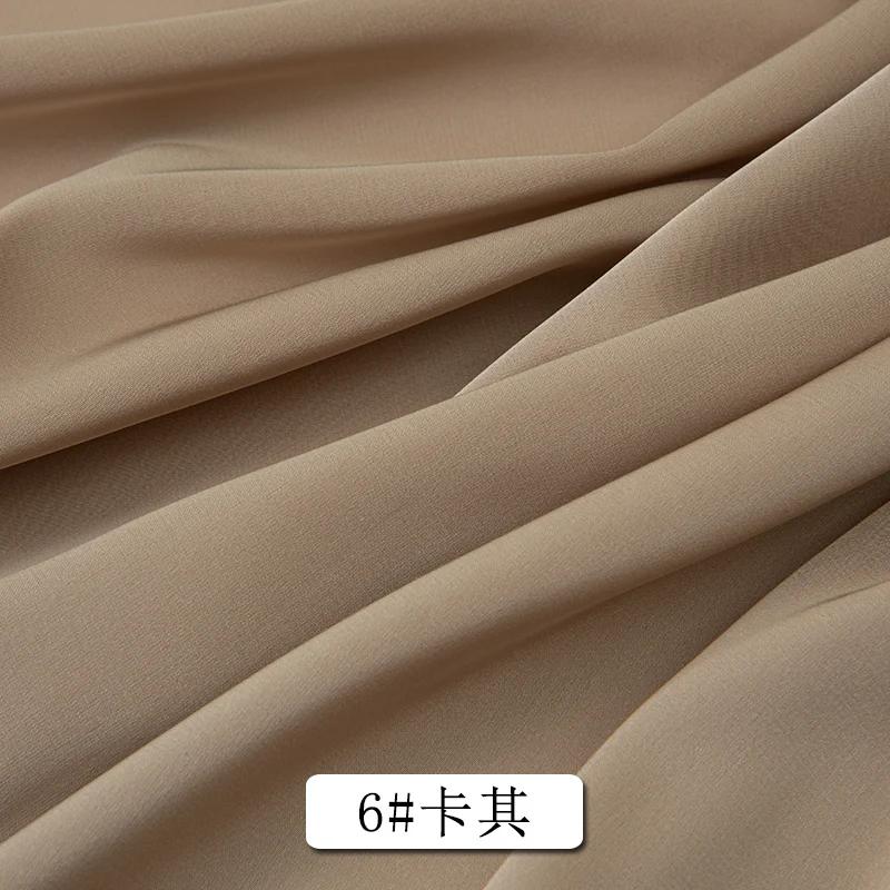 0.5m/1m/2m Soft Opaque Satin Chiffon Fabric For Home Wear, Clothing Skirts, Shirt linings,Pajamas, Handmade DIY Clothing Fabric