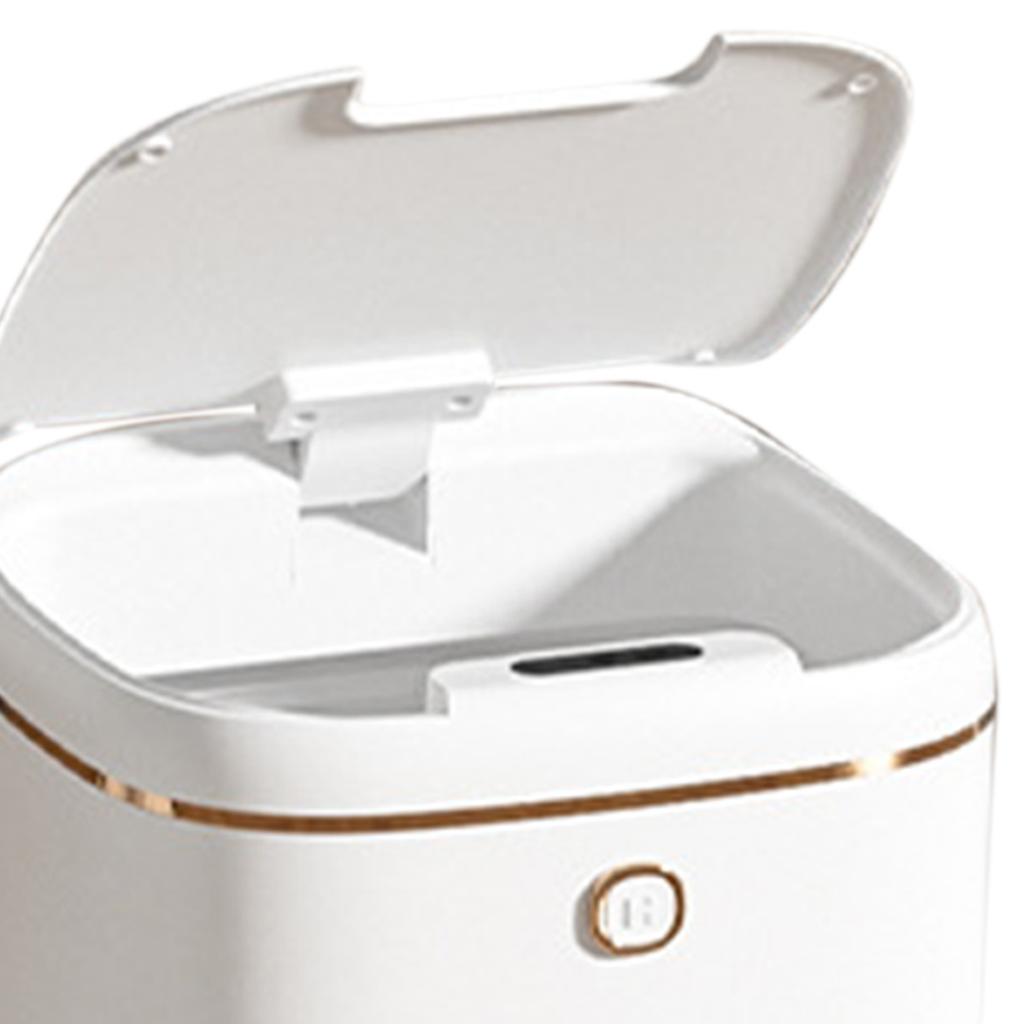 Automatic Trash Can 20L Touchless Sensor Easy Clean PP Waterproof Electric Garbage Bin for Kitchen Bathroom
