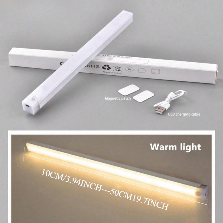 Motion Sensor Light Wireless LED Night Light USB Rechargeable Night Lamp Cabinet Wardrobe Lamp Under Backlight For Kitchen Led