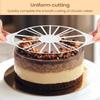 Cake Cutter Slicer Round Cheesecake Cutter Pie Pastry Servers For Family Home Decoration Party Friends Picnic Birthday Flan