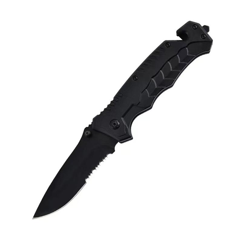 Mini Knife OutdoorOutdoor Camping Multipurpose ABS Stainless Steel Folding Emergency Survival